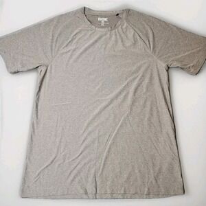 Rhone Mens Reign Performance Tshirt Size Medium Taupe Soft Stretch